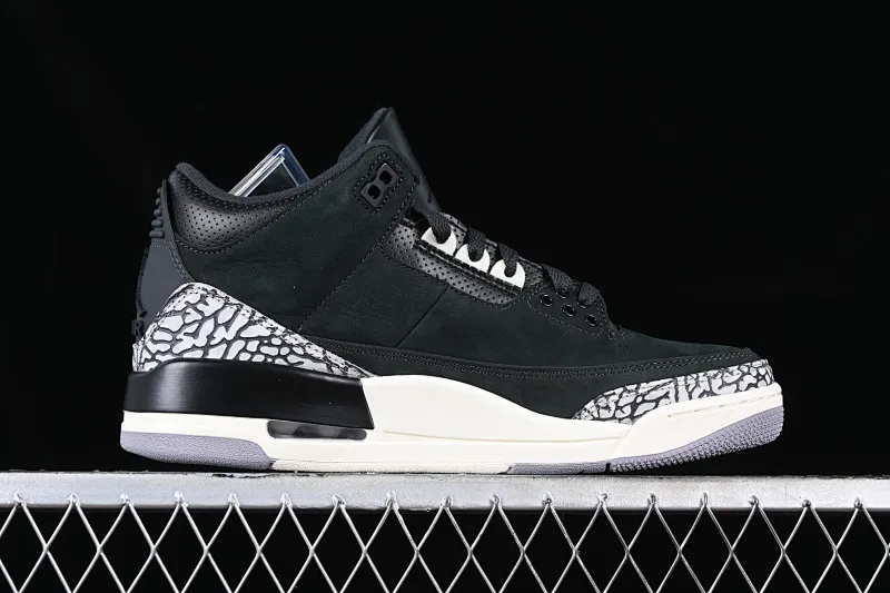 All categories Air Jordan Jordan series basketball shoes Air Jordan 3 foreign trade version Air Jordan 3 Retro "Off Noir" AJ3 Joe 3 old black cement CK9246-001